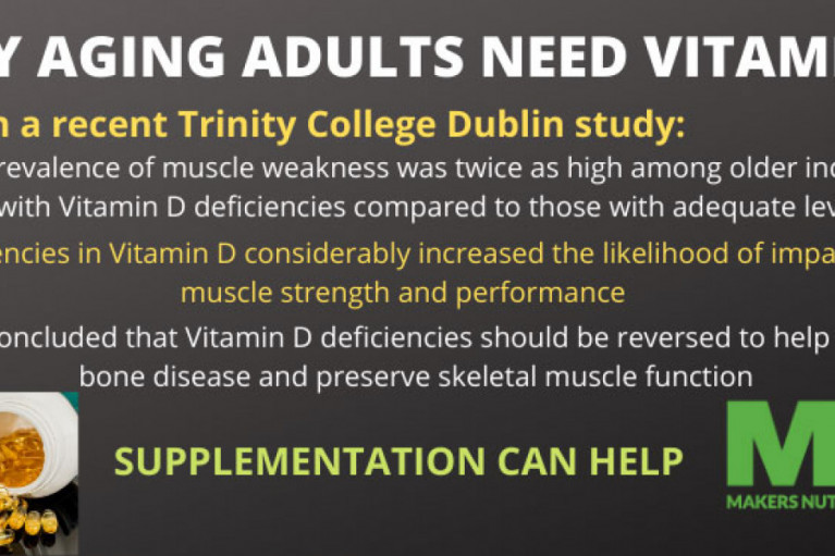 Vitamin D Supplements Can Help Aging Adults
