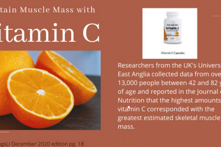 Maintain Muscle Mass with Vitamin C