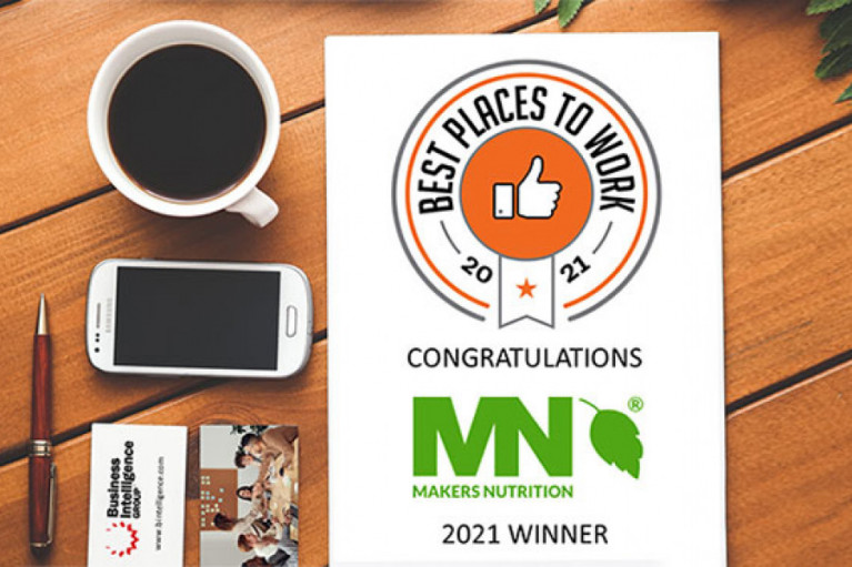 Makers Nutrition Wins Fourth 2021 Business Intelligence Group Best Place to Work Award