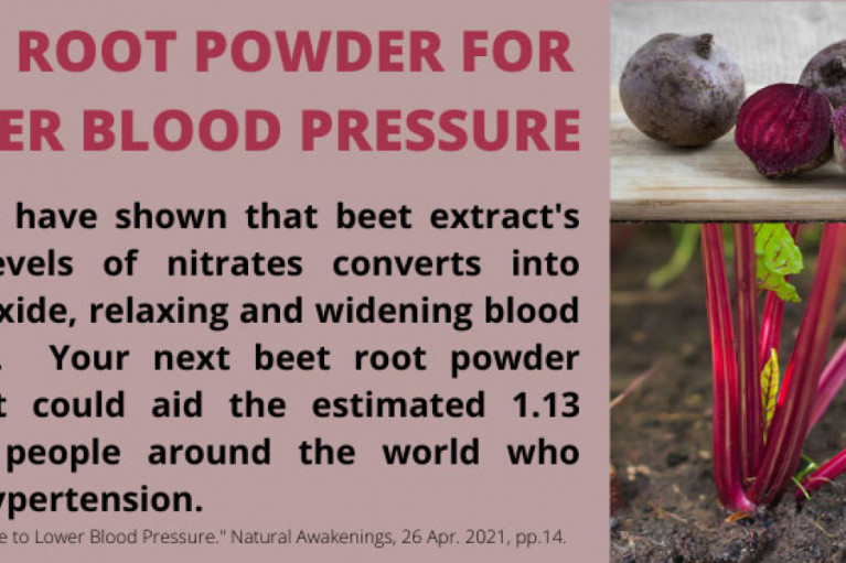 Beet Root Powder for Lower Blood Pressure