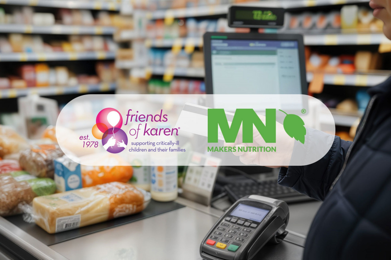 Makers Nutrition Donates $1,000 to Friends of Karen for Springtime Holiday Grocery Gift Card Drive