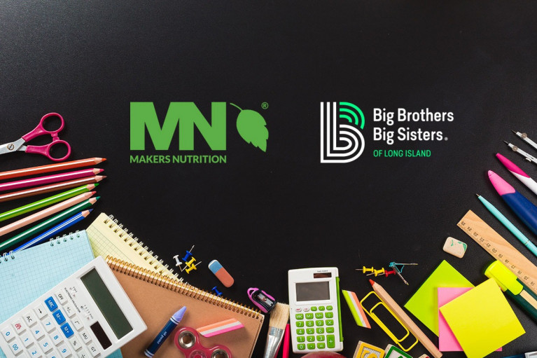 Makers Nutrition Donates $500 to Big Brothers Big Sisters of Long Island for Back-to-School Supplies