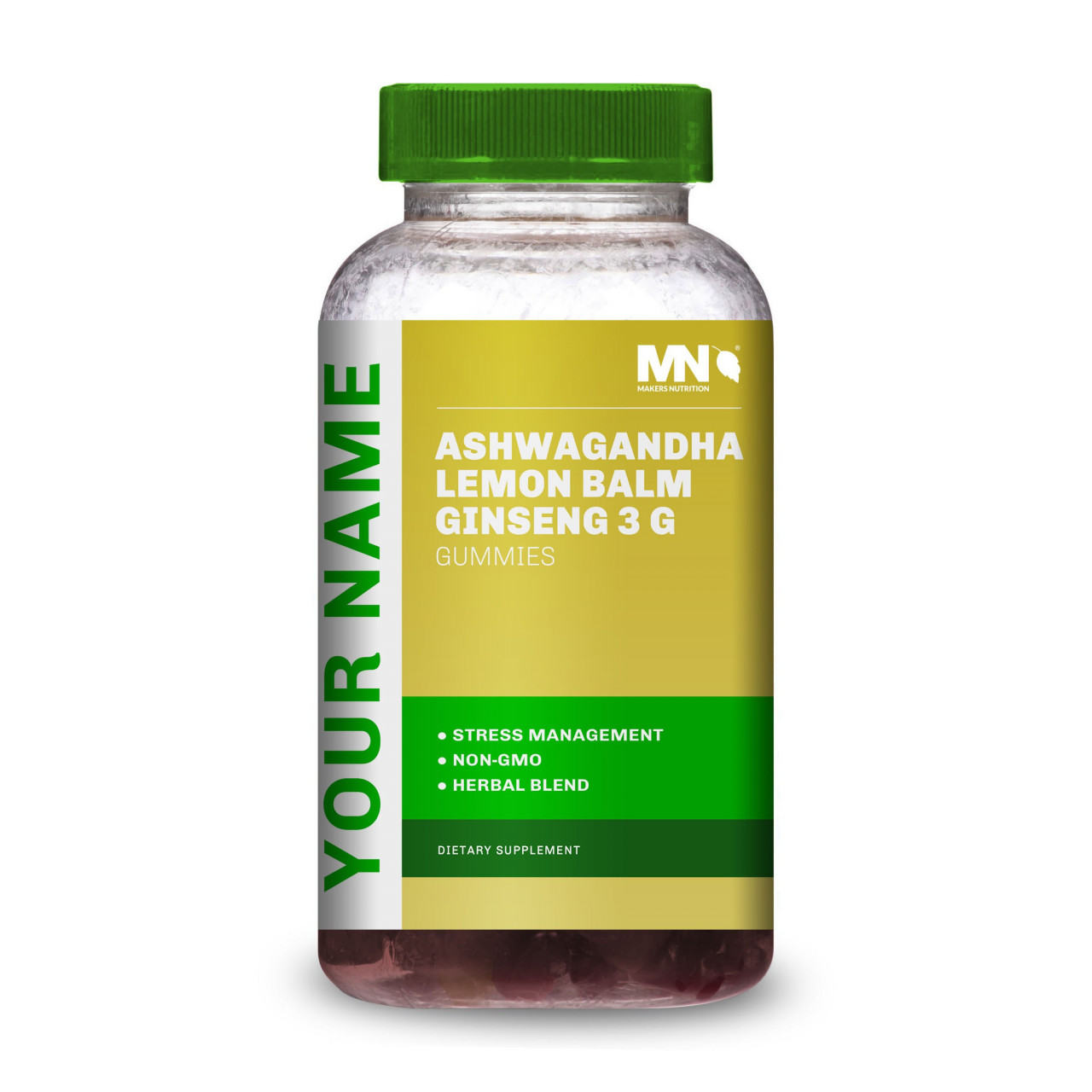 Ashwagandha Lemon Balm Ginseng 3 g Gummy