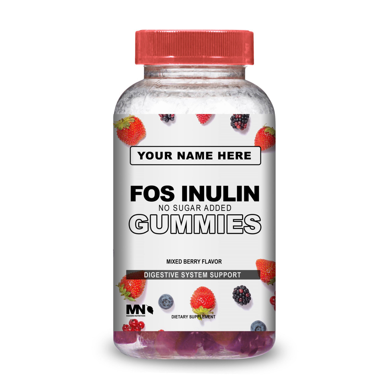 FOS Inulin No Sugar Added Gummies