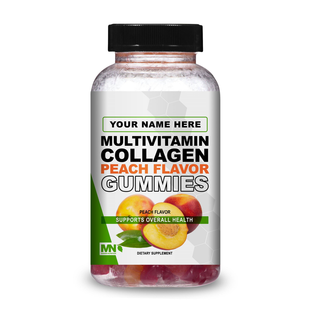 Multivitamin Collagen Peach Flavor Gummies