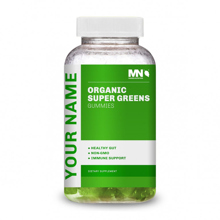 Organic Super Greens Gummy - Strawberry-Watermelon