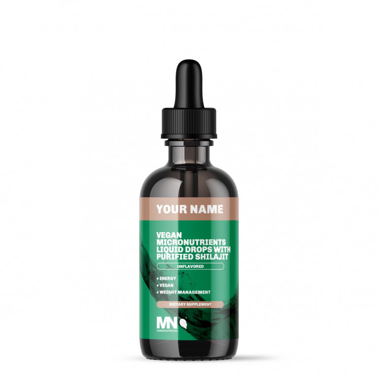 Vegan Micronutrients Liquid Drops with Purified Shilajit - Unflavored