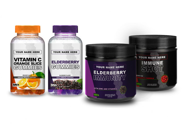 Flavored Private Label Immune Formulas