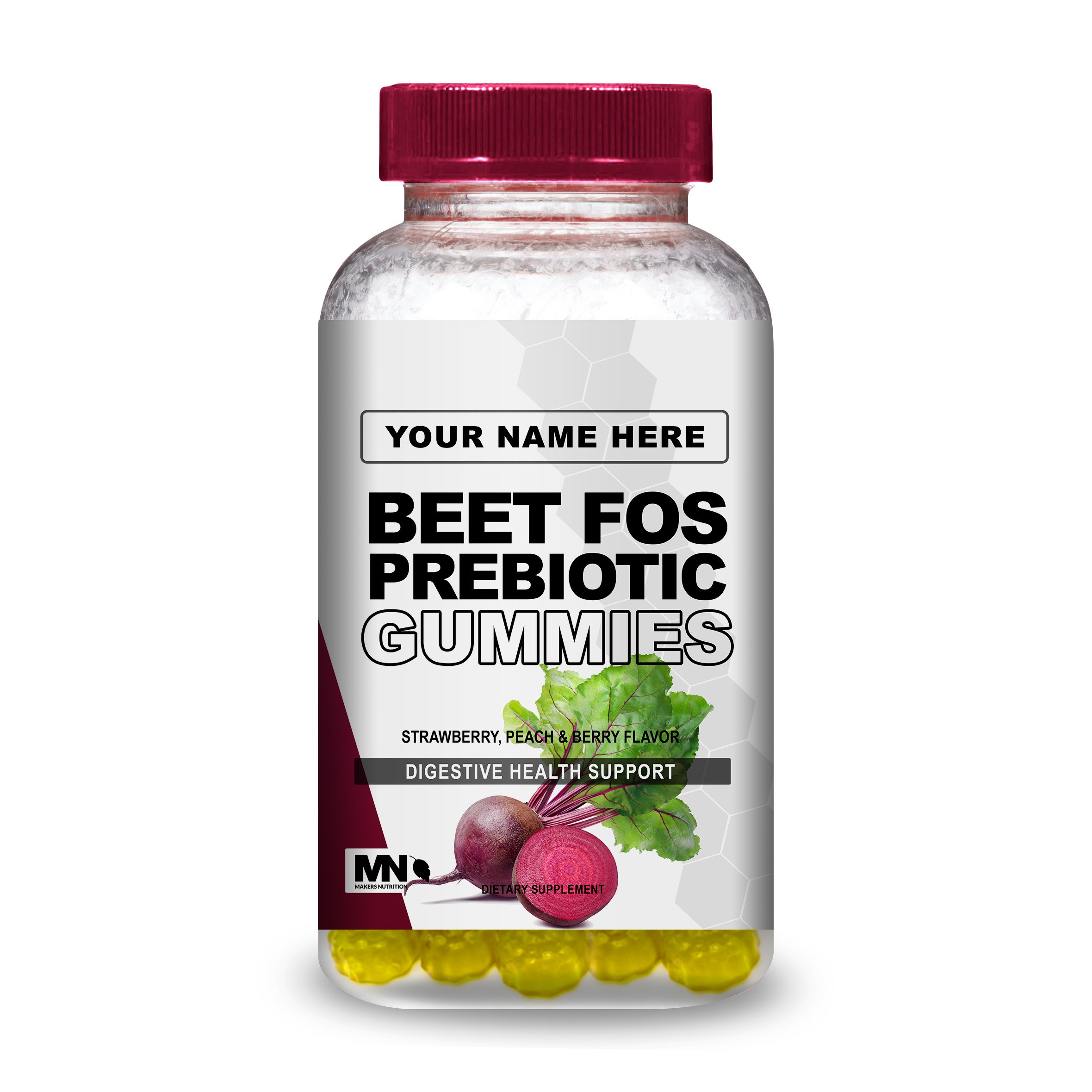 Beet FOS Prebiotic Gummies