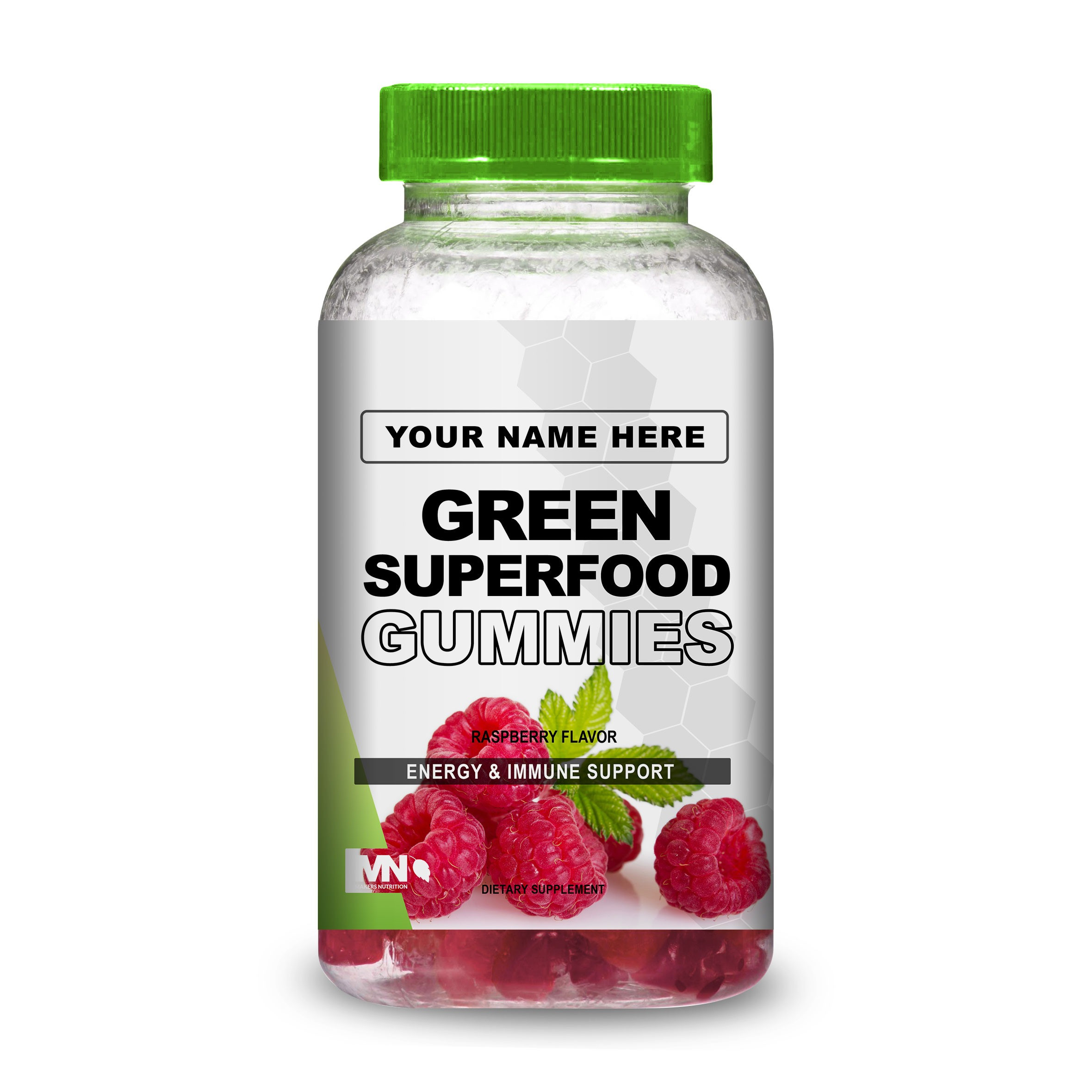 Green Superfood Pectin Gumdrop Gummies