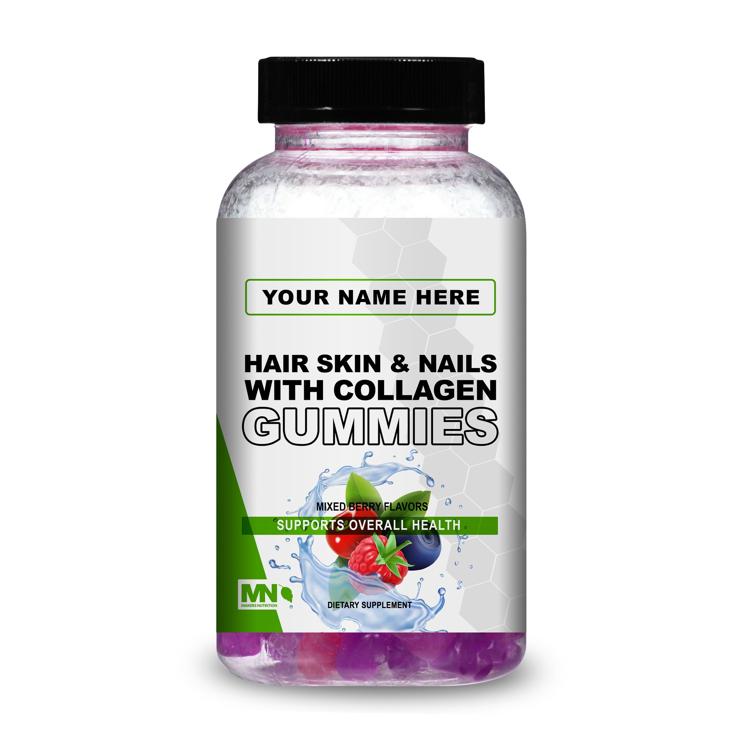 Hair Skin & Nails w/ Collagen Gummies