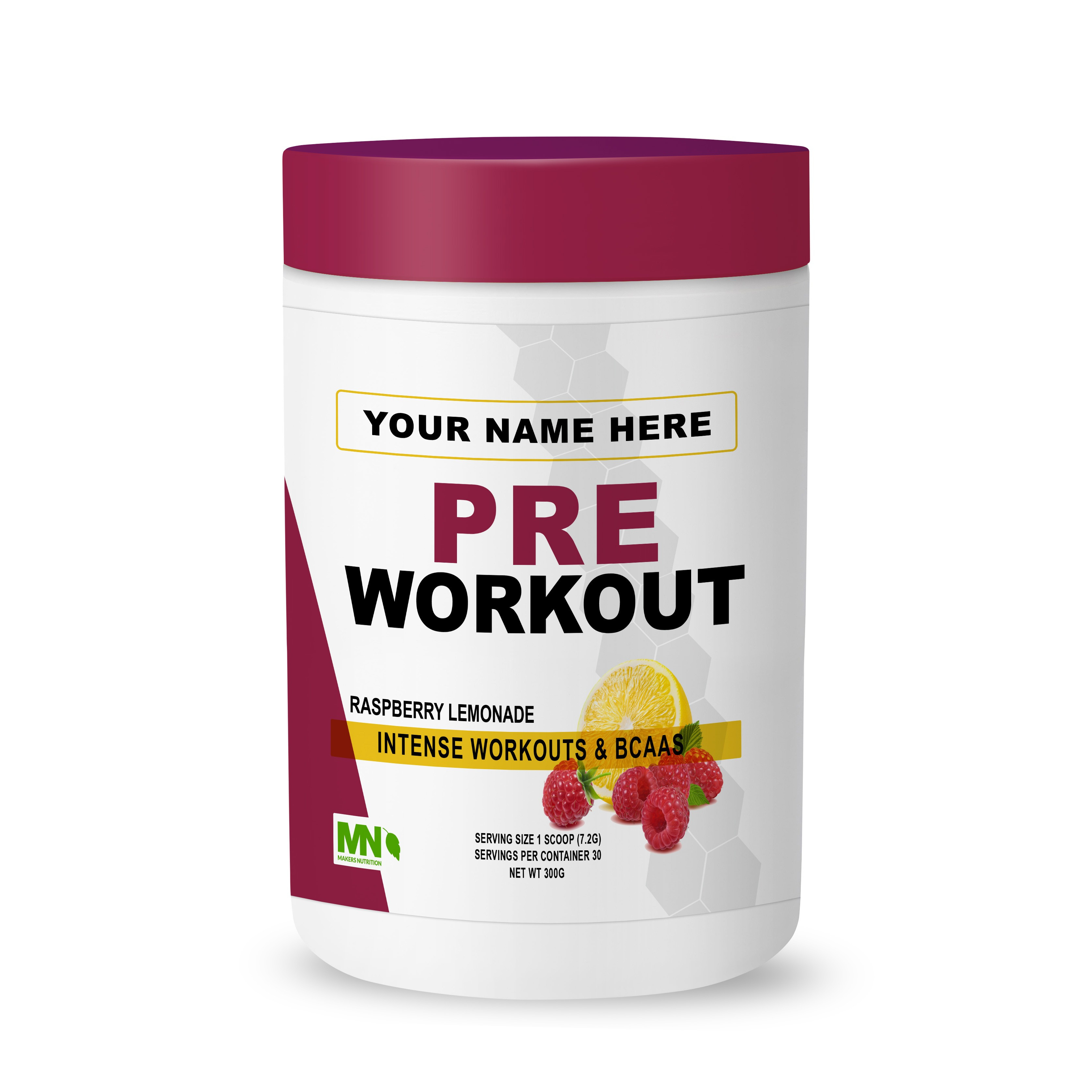 Pre-Workout Raspberry Lemonade
