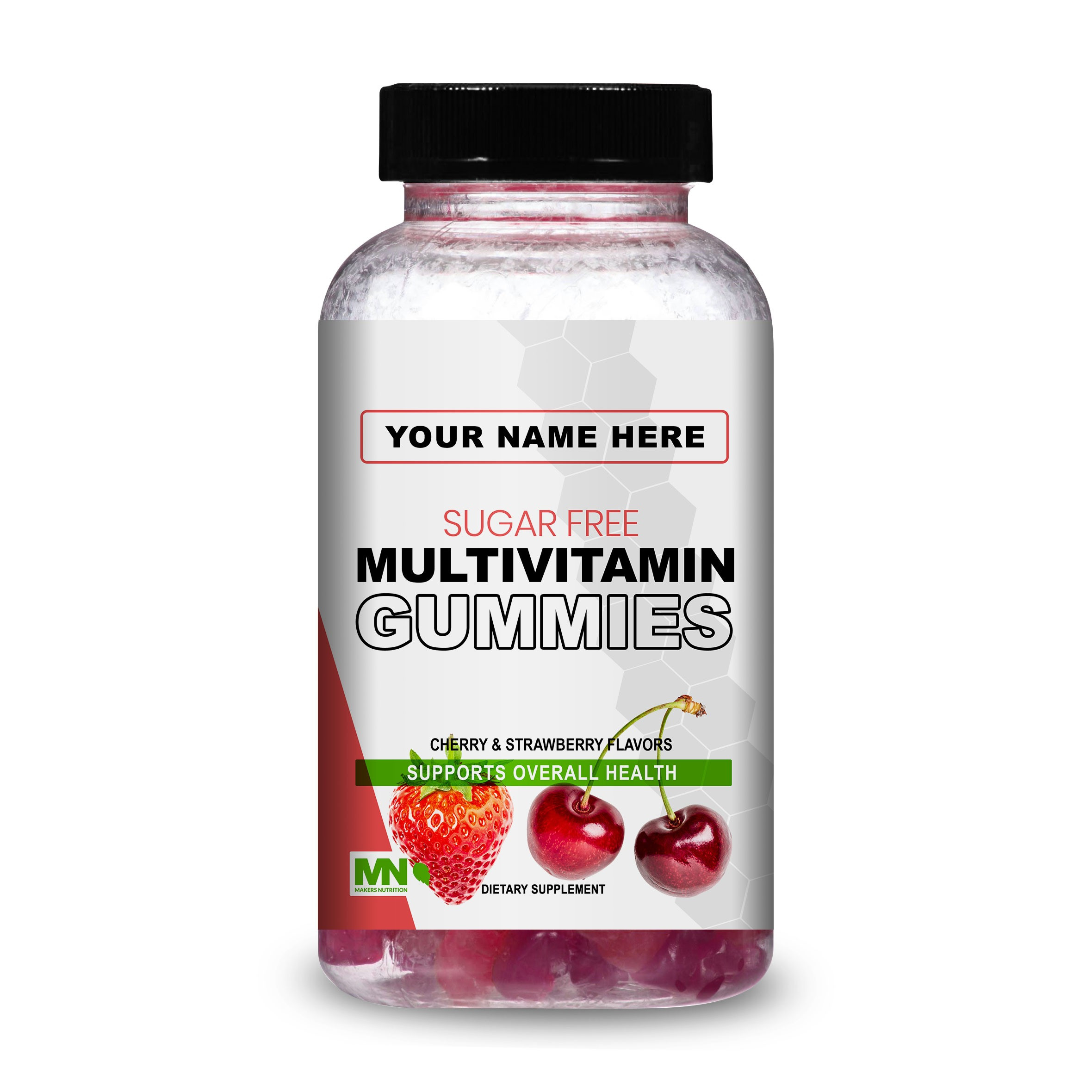 Sugar Free Multivitamin Cherry & Strawberry Gummies